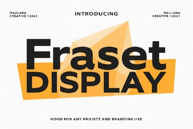 Fraset font