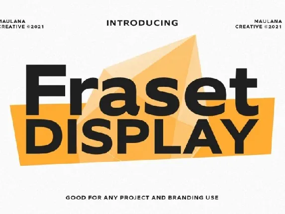 Fraset font