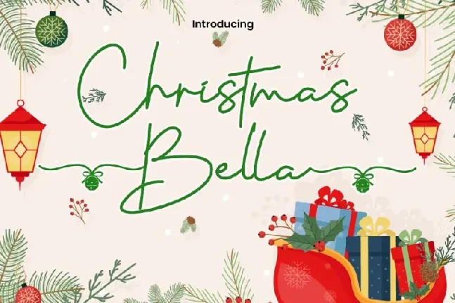 Christmas Bella font