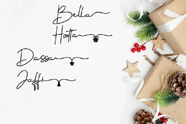 Christmas Bella font