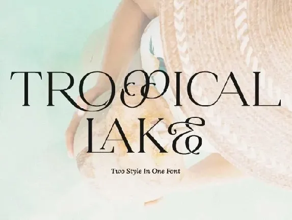 Tropical Lake font