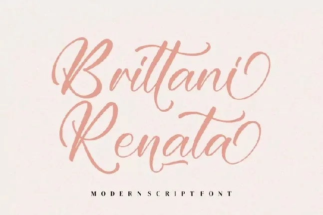 Brittani Renata font