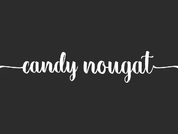 Candy Nougat font