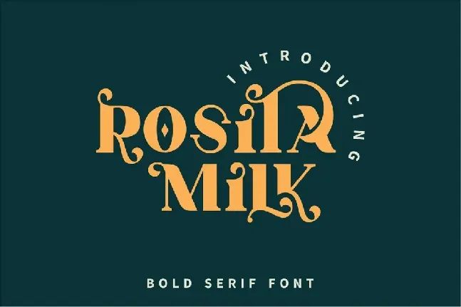 Rosita Milk font