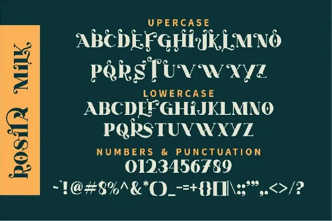 Rosita Milk font