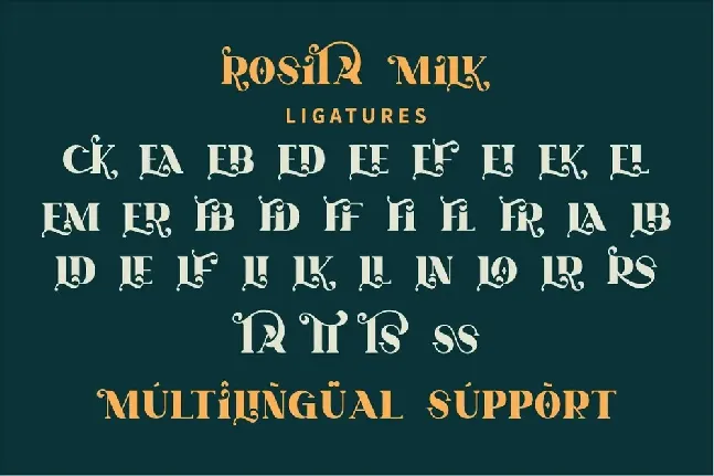 Rosita Milk font