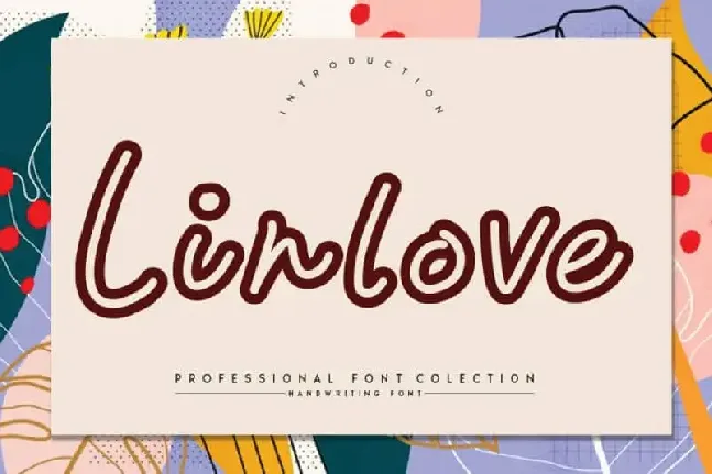 Linlove Display font