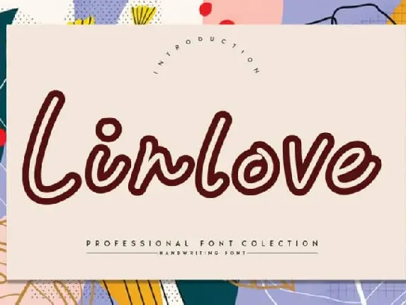 Linlove Display font