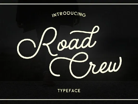 Road Crew Script font