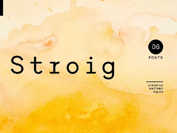 Stroig font