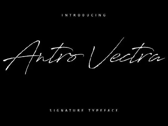 Antro Vectra font