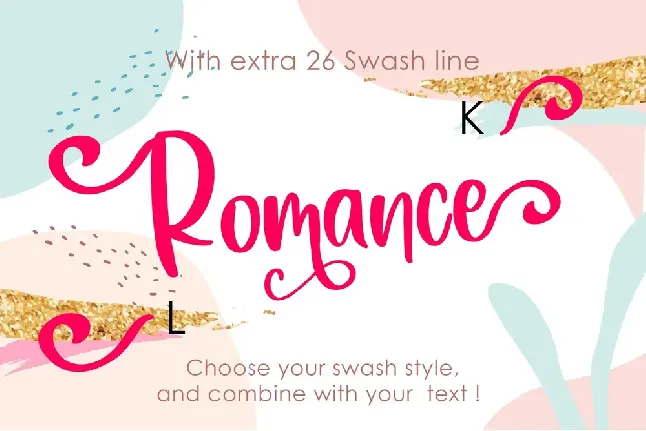 Wild Romance font