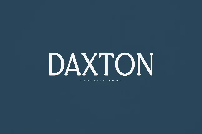 Daxton font