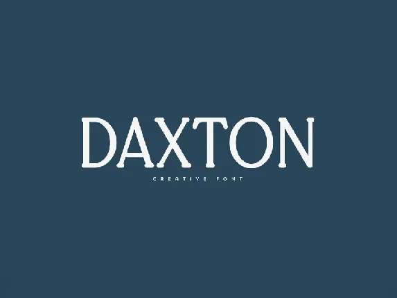 Daxton font