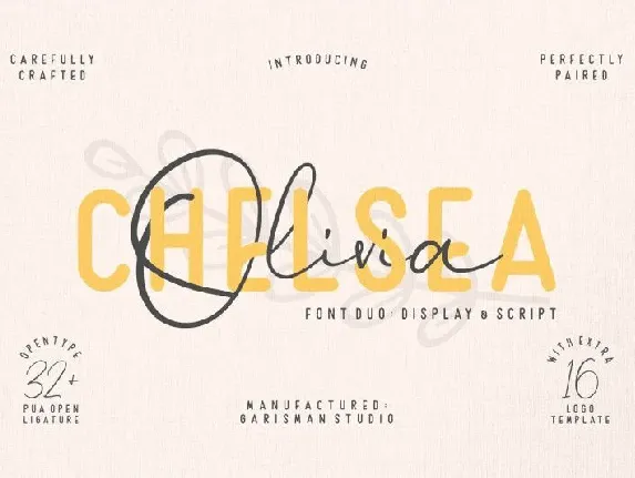 Chelsea Olivia Duo font