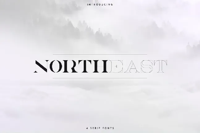 NorthEast Serif font