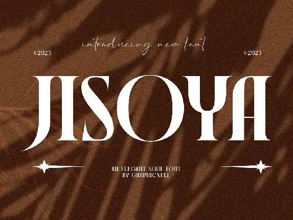 Jisoya font