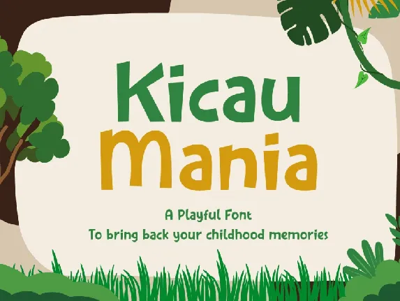 Kicau Mania font