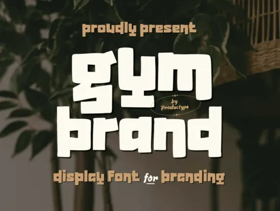 Gymbrand font