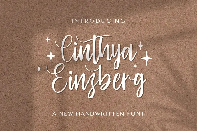 Cinthya Einzberg font