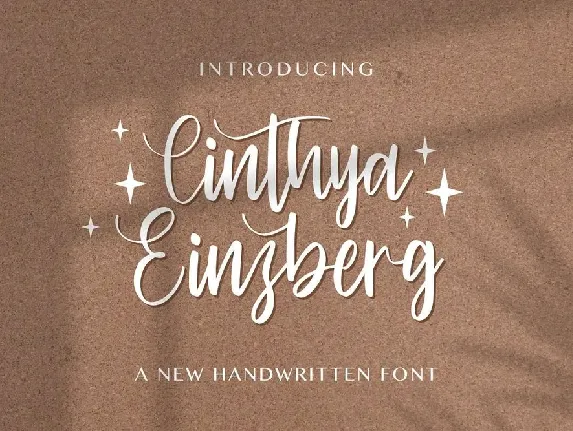 Cinthya Einzberg font