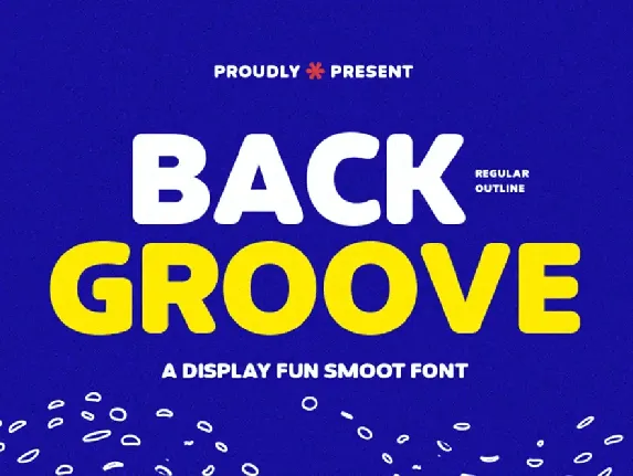 Back Groove font