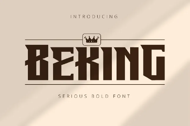 Beking font