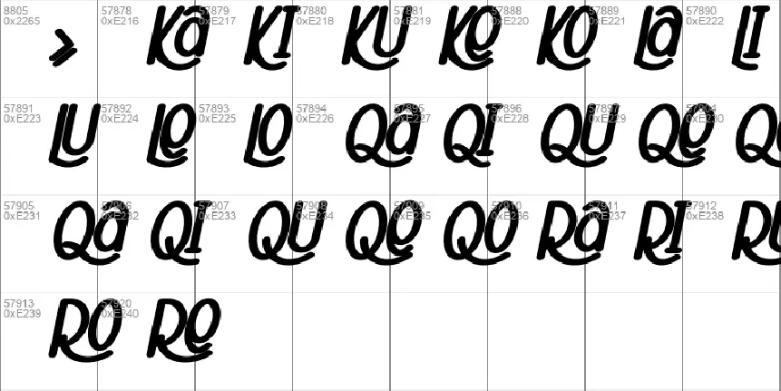 Naura font