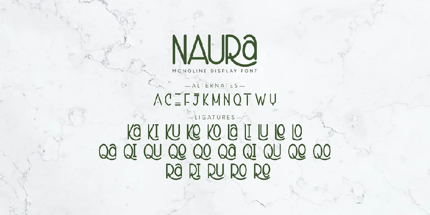 Naura font