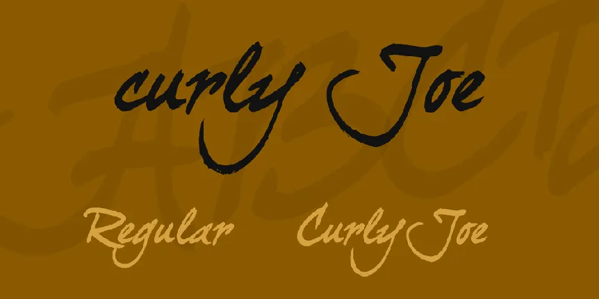 curly Joe font