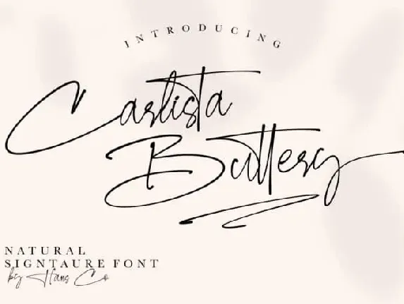 Carlista Buttery Script font