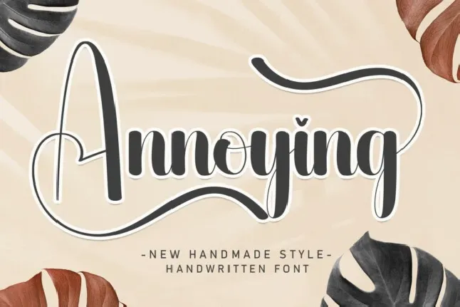 Annoying Script font