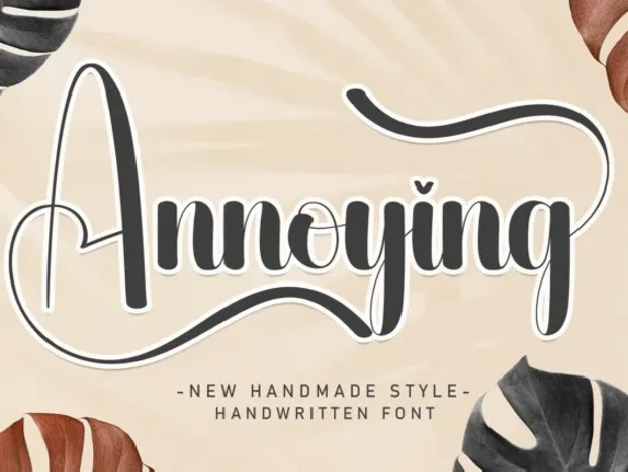 Annoying Script font