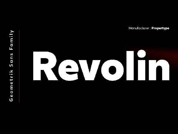 Revolin font