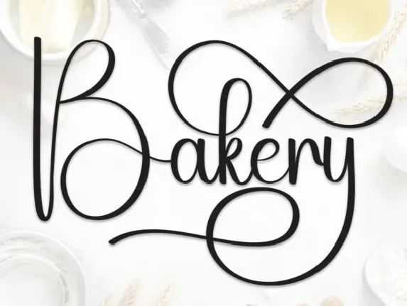 Bakery Script Typeface font