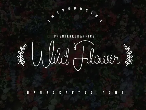 Wild Flower font