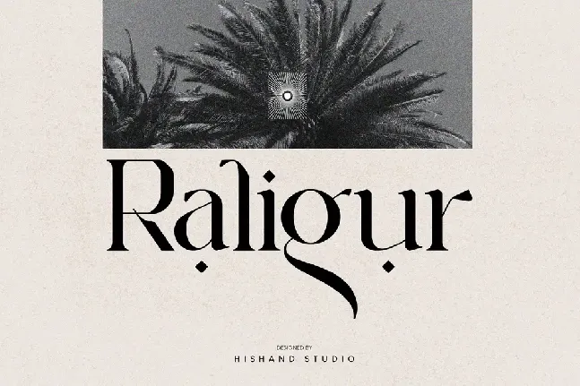 Raligur font