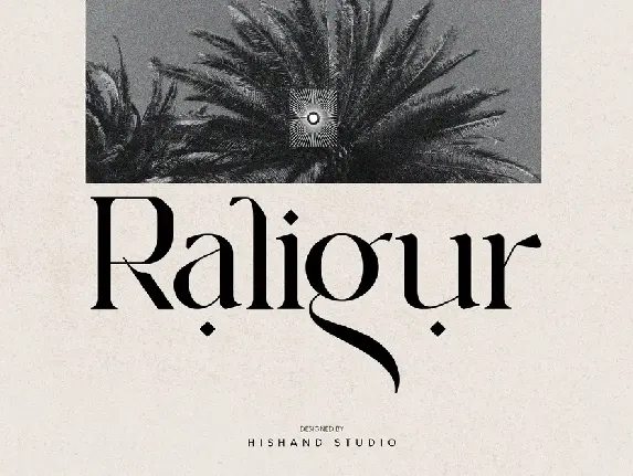 Raligur font