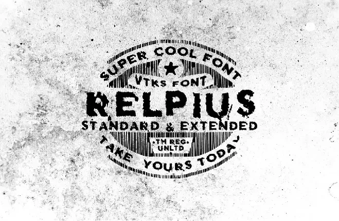 Vtks Relpius font