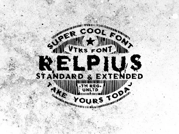 Vtks Relpius font