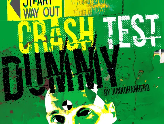 Crash test dummy font