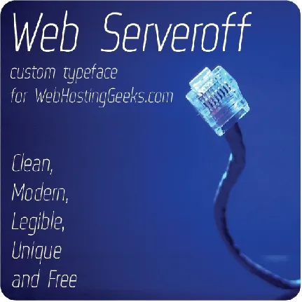 Web Serveroff font