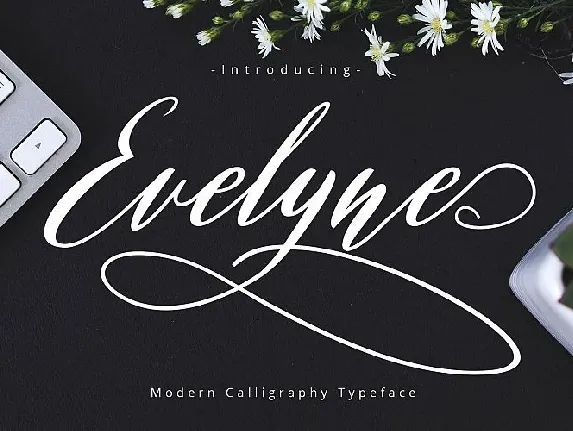 Evelyne Script font