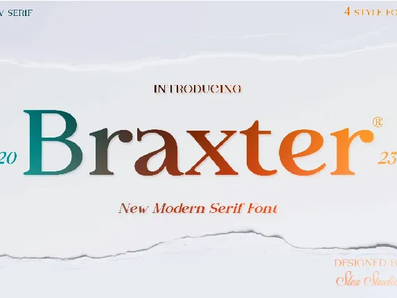 Braxter font