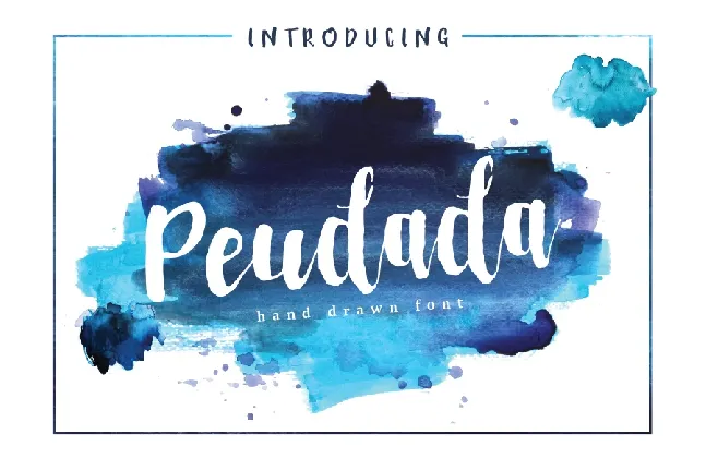 Peudada Script Free font