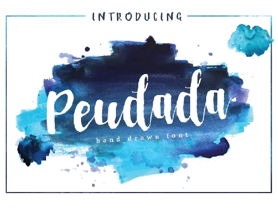 Peudada Script Free font