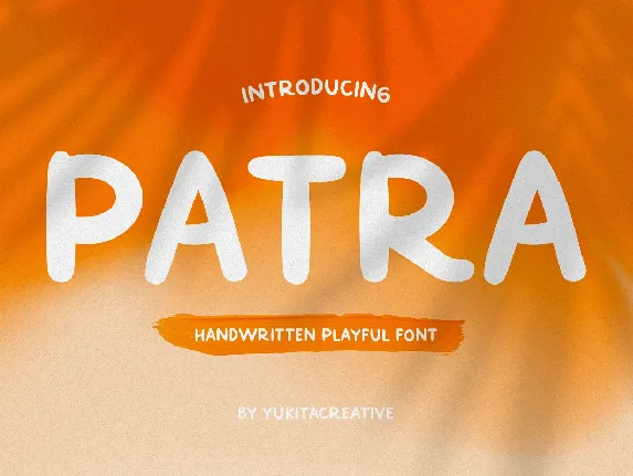 Patra Playful font