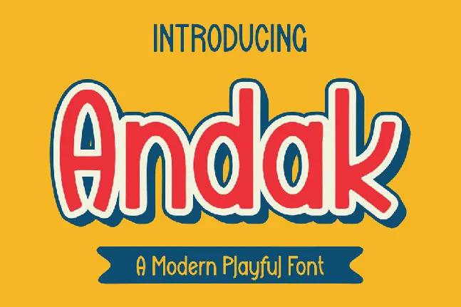 Andak font