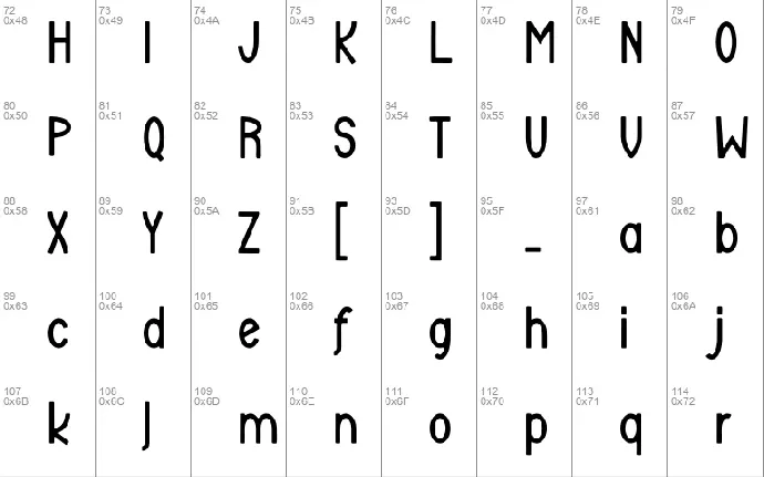 Andak font