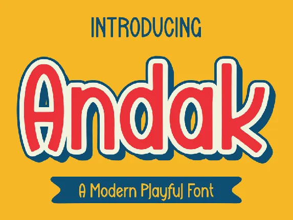 Andak font